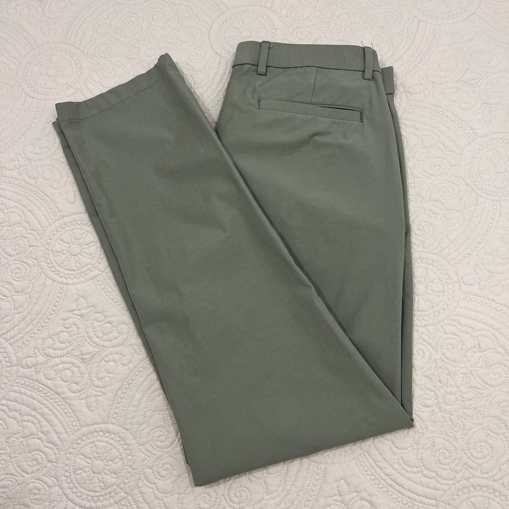 Lauren Ralph Lauren Mens Sage Green Stretch Chino Dress Pants 33x32 P33W X32L